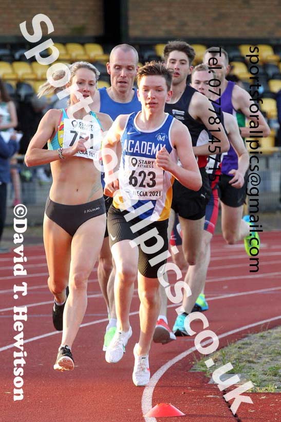 3000 metres, 2021 North East Grand Prix No.4, Monkton, Wednesday, June 30th. Photo: David T. Hewitson/Sports for All Pics